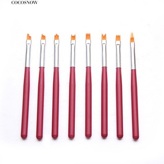Bộ 8 cây cọ vẽ móng nghệ thuật