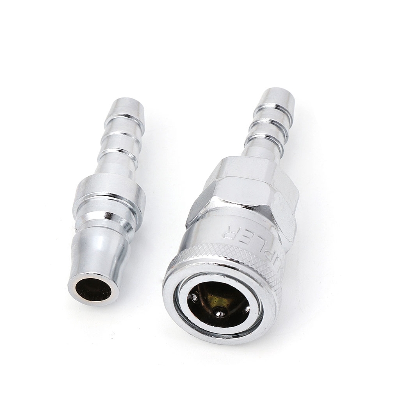 ✿LIDU 2 Pcs 8mm Pneumatic Air Line Hose Quick Release Coupler Connectors Compressor