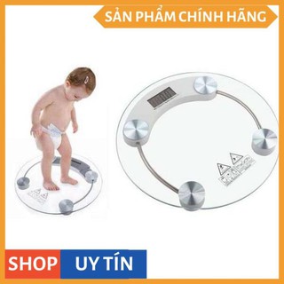 Cân sức khỏe điện tử kính cường lực tròn trong suốt - 180kg – cân sức khỏe điện tử personal scale