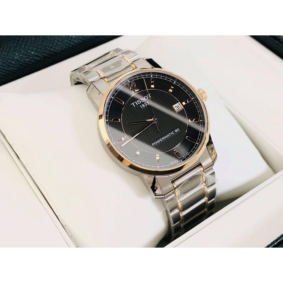 Đồng hồ nam Tissot Titanium Powermatic 80 T087.407.55.037.00 - Máy Cơ - Kính Sapphire
