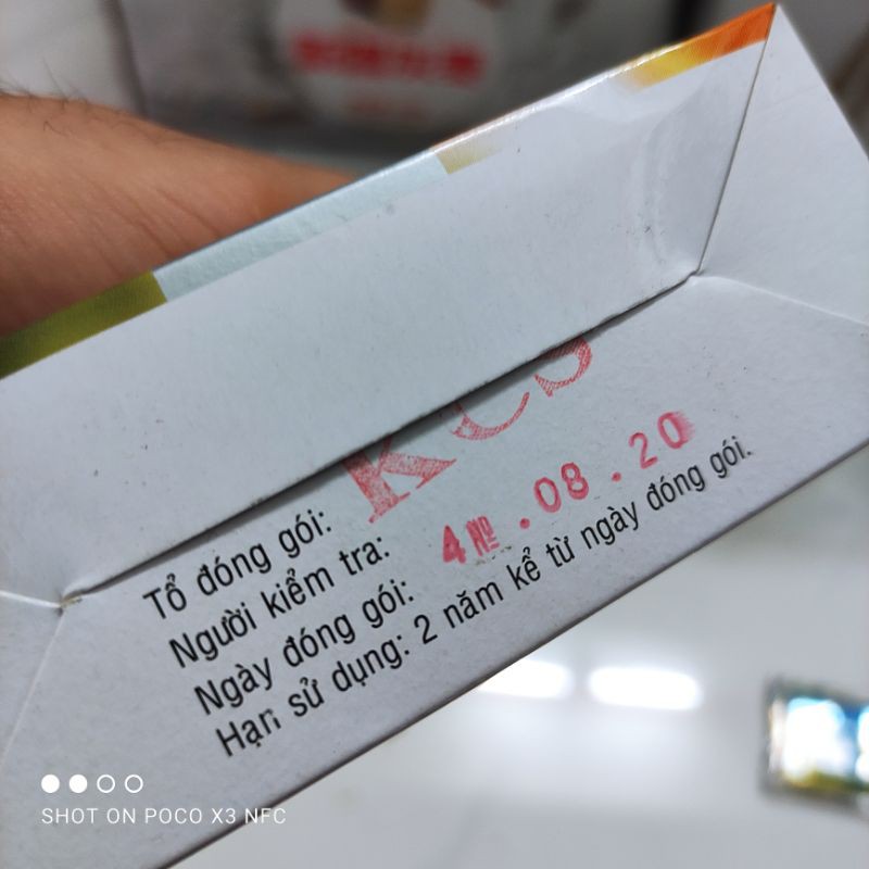 Bột vani thơm dùng nấu chè, làm bánh - 2 ống