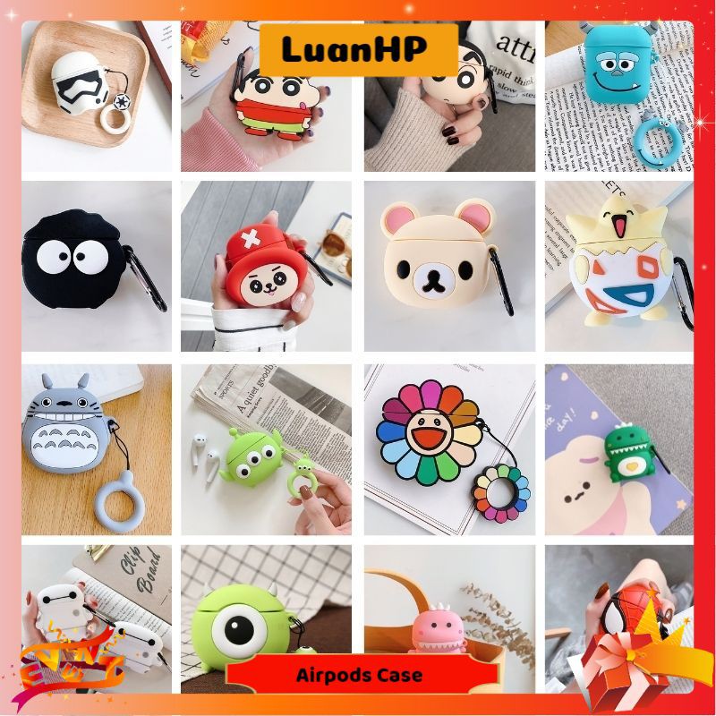 Hộp Bảo Vệ Tai Nghe ⚡FREESHIP⚡16 Mẫu Ốp Airpods Case Dành Cho Airpods2,Inpods12,i12