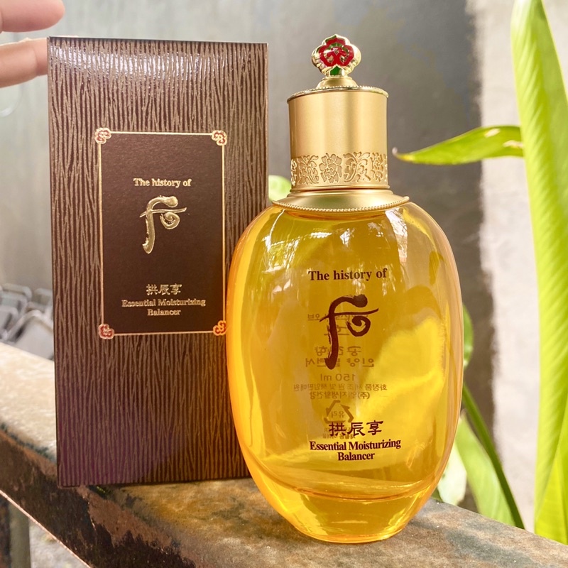 Chuẩn Auth - Nước hoa hồng whoo vàng dưỡng ẩm nâng cơ 150ml