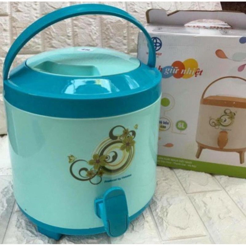 BÌNH GIỮ NHIỆT NÓNG LẠNH 6L/8L/NHỰA VIỆT NHẬT PLASTIC CÓ VÒI