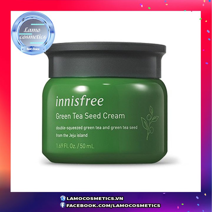 Kem dưỡng da trà xanh Innisfree The Green Tea Seed Cream
