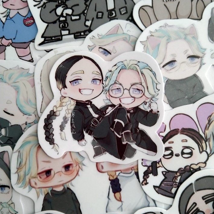 Sticker hình dán Rindou Haitani Sanzu Tokyo Revengers ảnh dán Haitani Tokyo Revengers