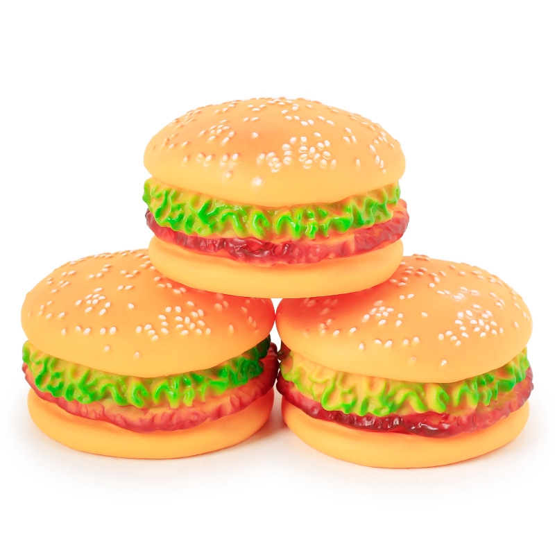 Đồ chơi hình bánh hamburger dành cho thú cưng