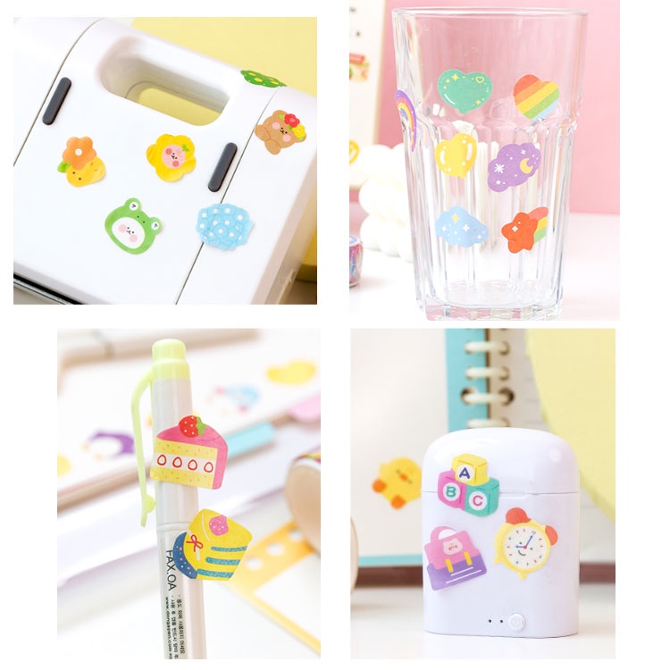 1 Cuộn Băng Keo Dán Trang Trí Sổ Tay Diy Hình Dạng Đặc Biệt Dễ Thương