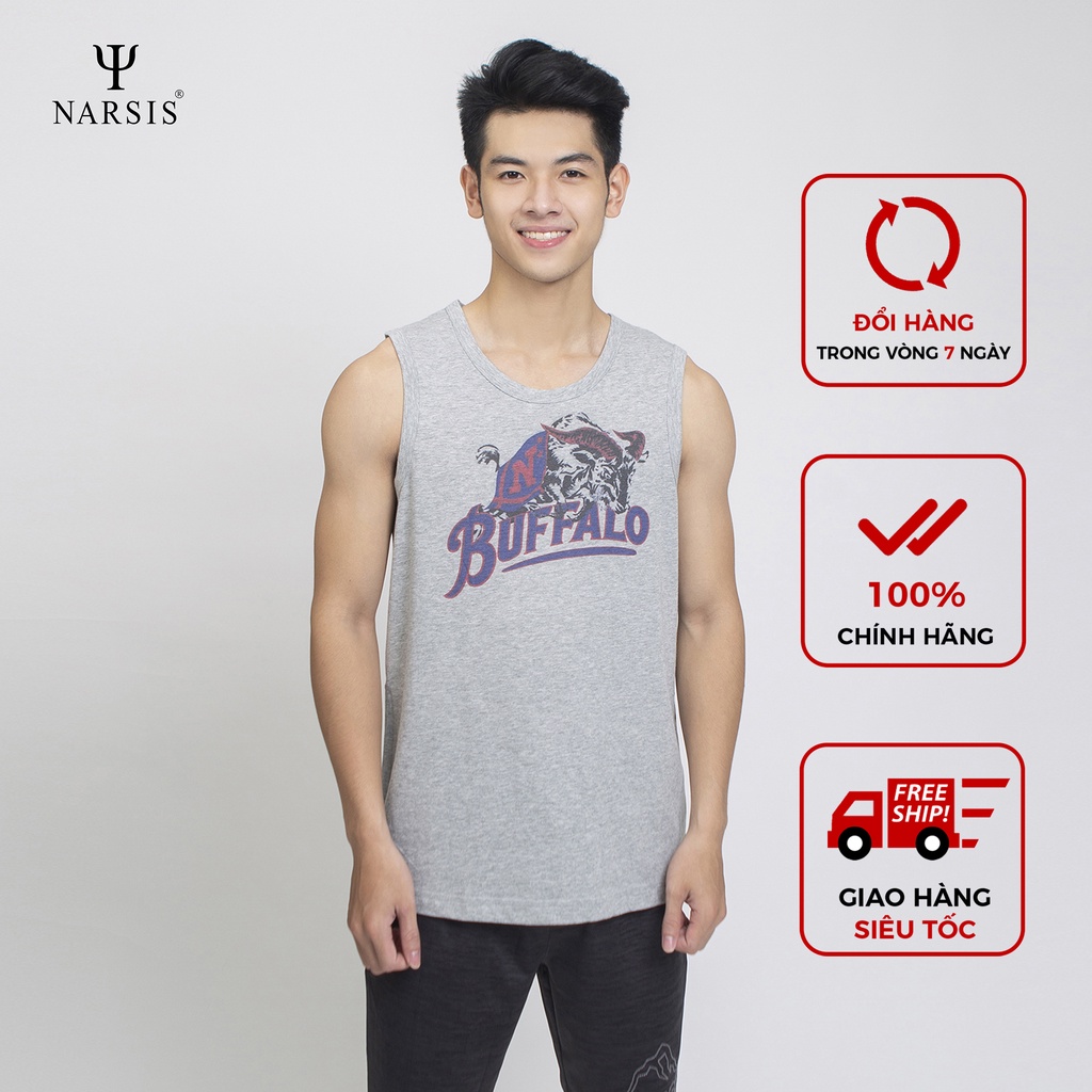 Áo Ba Lỗ Nam Cao Cấp thời trang NARSIS , Áo Tanktop thể thao dành cho nam ,Áo Thun nam From ôm dáng chuẩn GYM