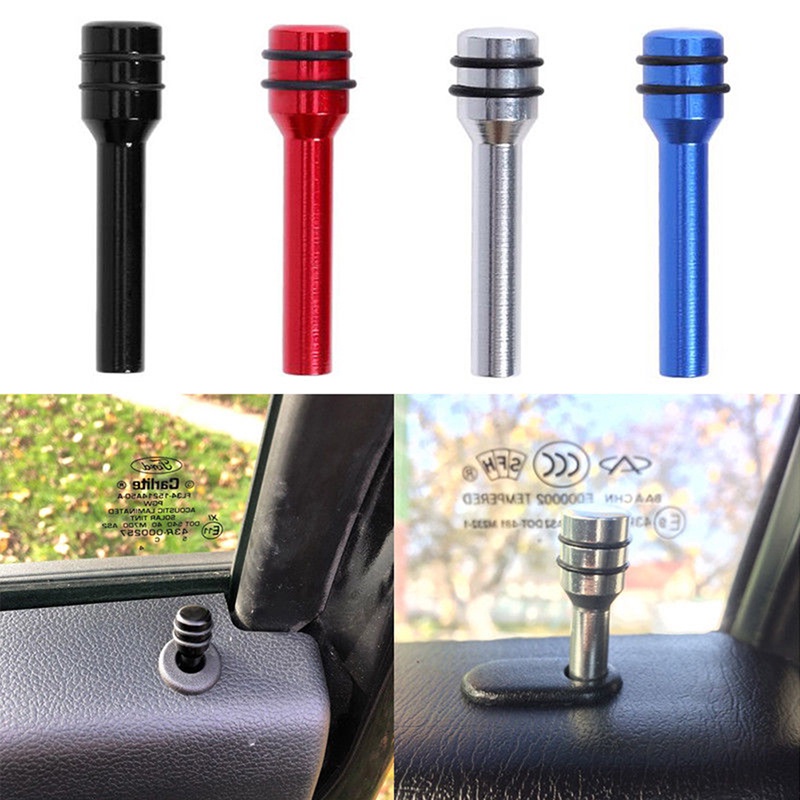 Bộ 4 Chốt Khóa Cửa Xe Hơi / Xe Tải Bằng Hợp Kim Nhôm Tiện Dụng