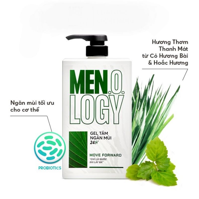 GEL Tắm Ngăn Mùi MEN.O.LOGY 630ML MOVE FORWARD