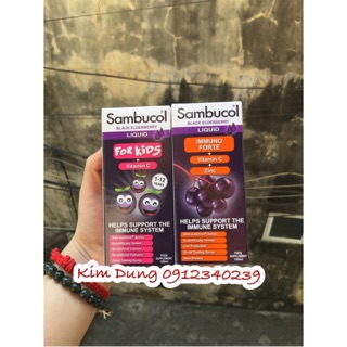 Siro tăng sức đề kháng cho bé Sambucol 1-12 tuổi