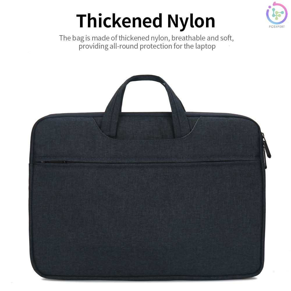 Multifunctional Laptop Bag 13.3 inch Laptop Case Waterproof Nylon Laptop Bag Briefcase Leisure Business Handbag Pink