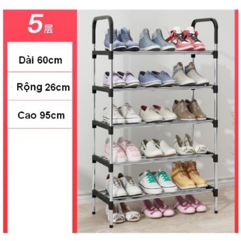 kệ để dép 5 tầng INOX đẹp và chắn chắn (loại 1)