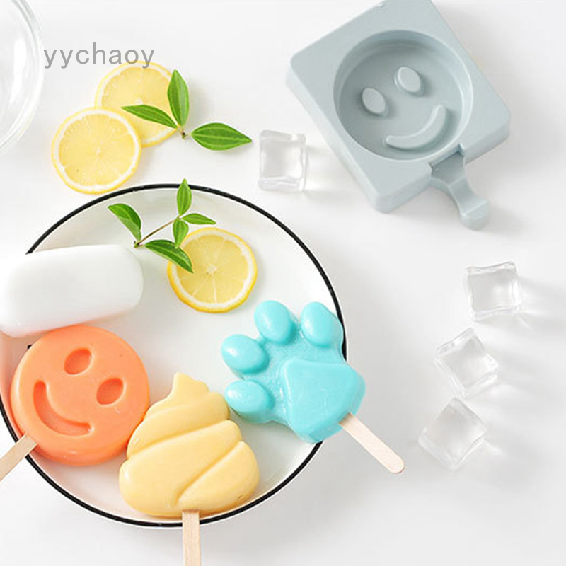 Khuôn Làm Kem Que Bằng Silicon