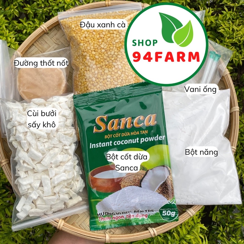 Set Nguyên Liệu Chè Bưởi Đặc Sản An Giang Nấu 15 chén