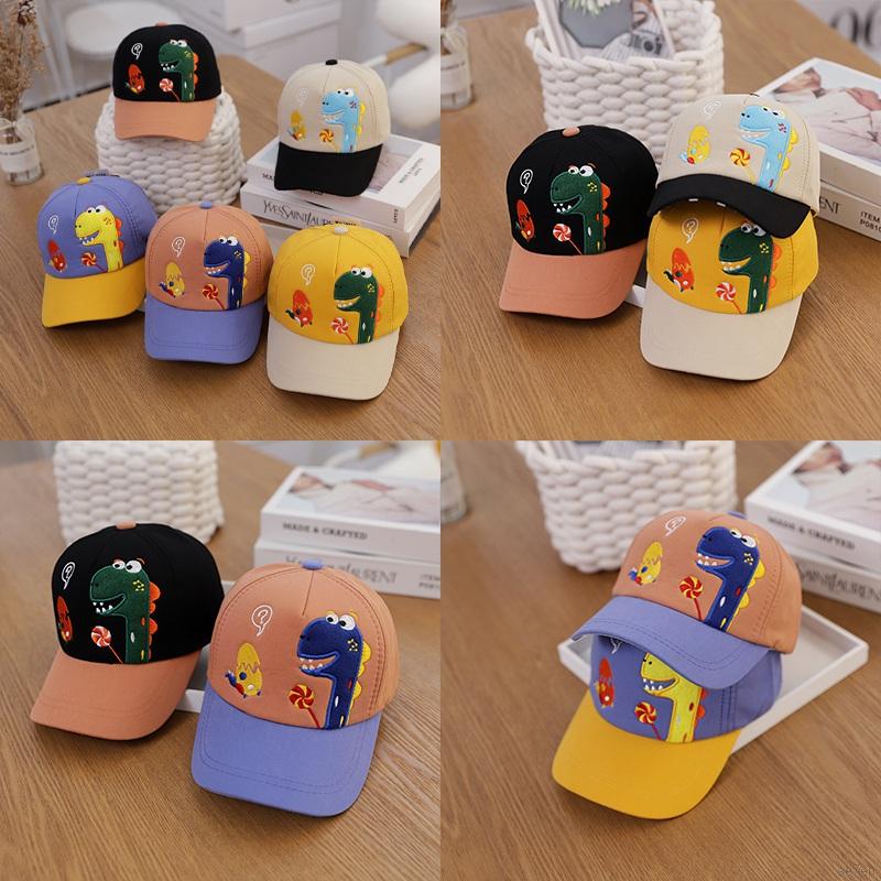 Mũ rộng vành họa tiết khủng long cá tính dành cho bé