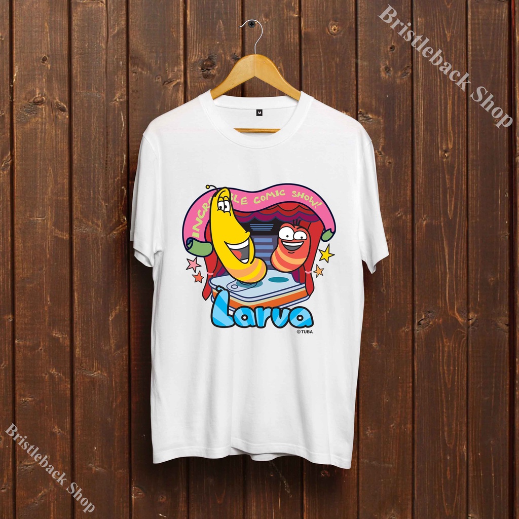 🍬Áo Thun Ấu Trùng Larva Tinh Nghịch - Larva T-Shirt phong cách - T47LRV-006