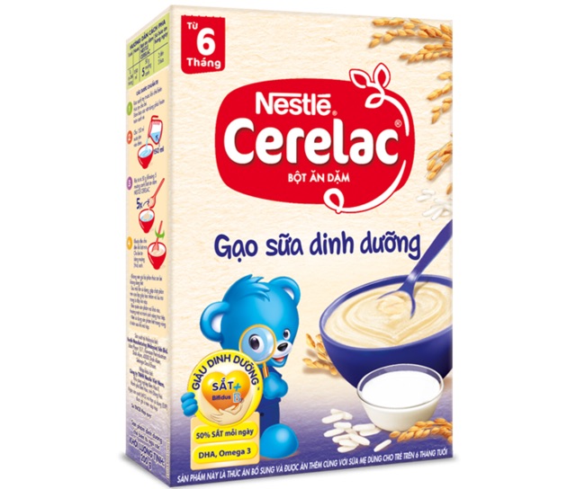 Bột ăn dặm Nestle Cerelac