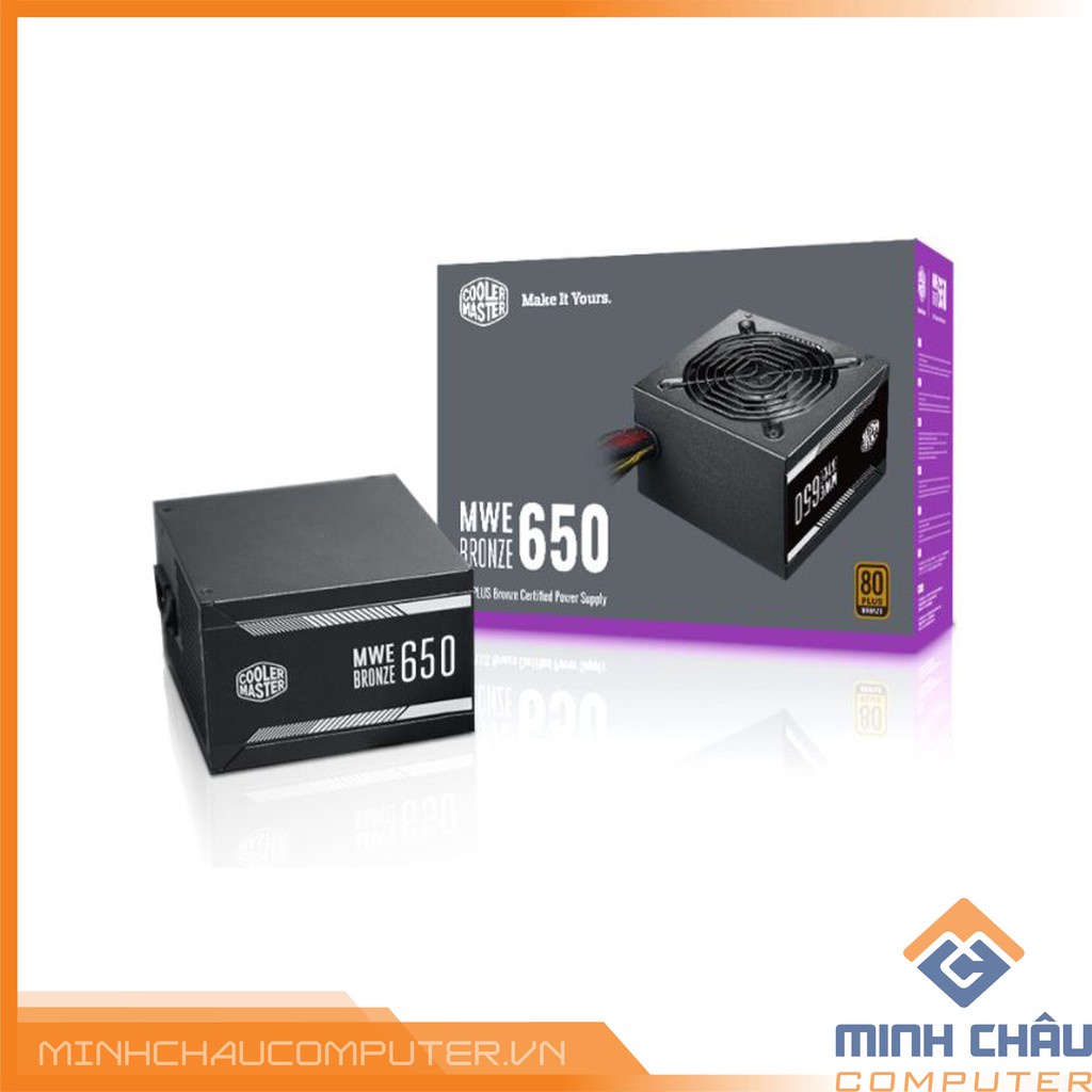 Nguồn Cooler Master MWE 650W WHITE V2/230V - 80 Plus White