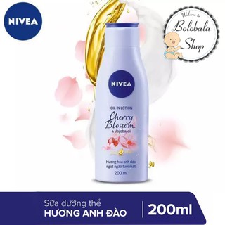 Sữa dưỡng thể hương hoa anh đào NIVEA 200ml
