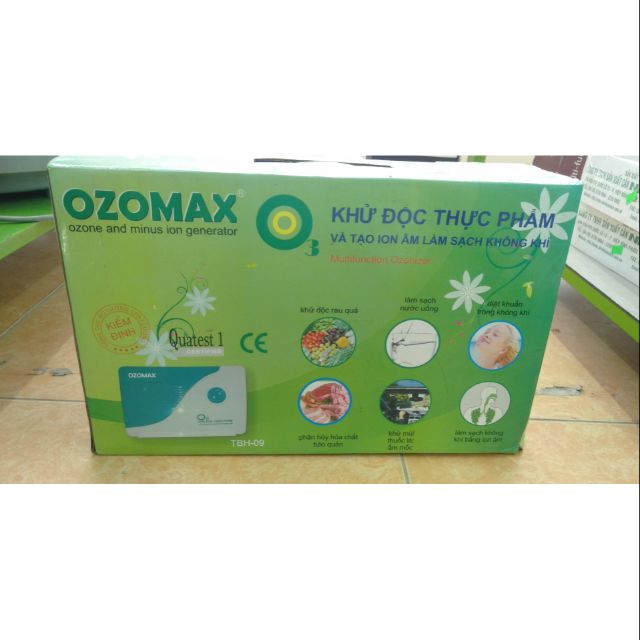 MÁY KHỬ ĐỘC THỰC PHẨM OZOMAX