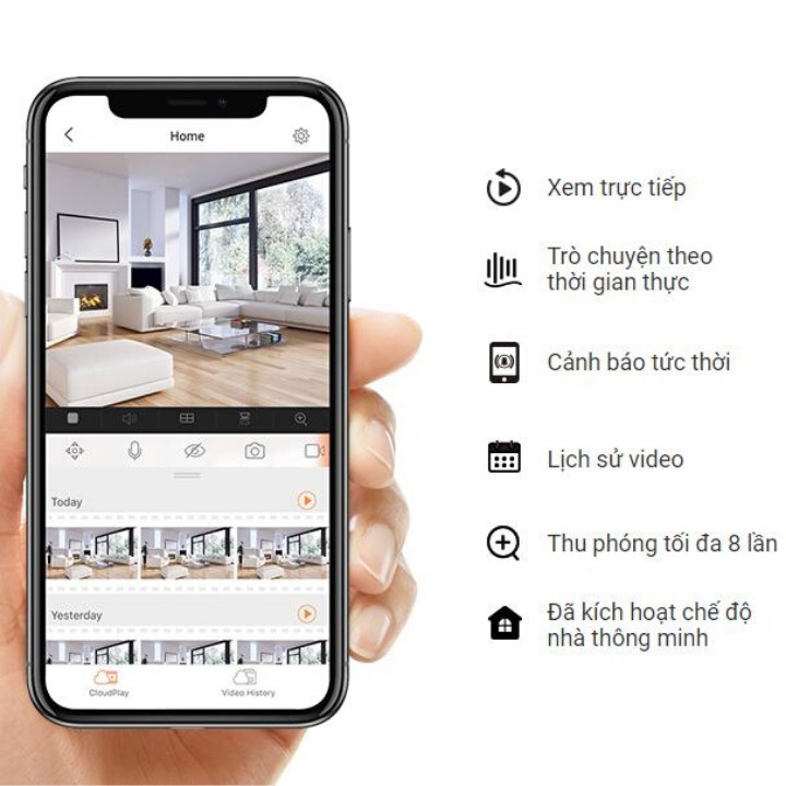 Camera IP WiFi Ezviz Ngoài Trời C3WN Full HD 1080P, Tích Hợp Mic Thu Âm - Chính Hãng, Bảo Hành 24 Tháng