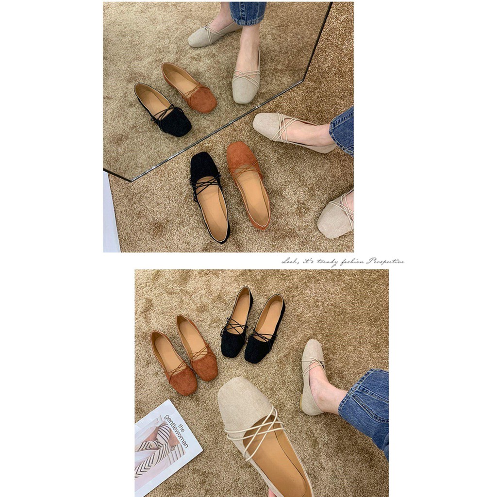Giày Búp Bê Nữ Phong Cách Vintage 2021 | BigBuy360 - bigbuy360.vn