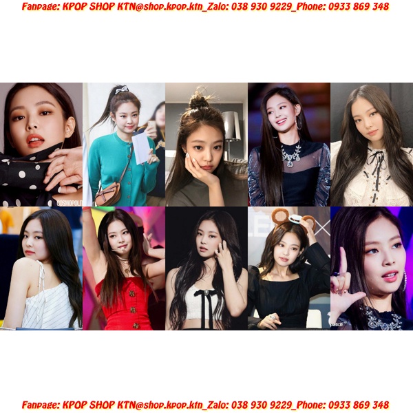 CARD BO GÓC JENNIE BLACK PINK