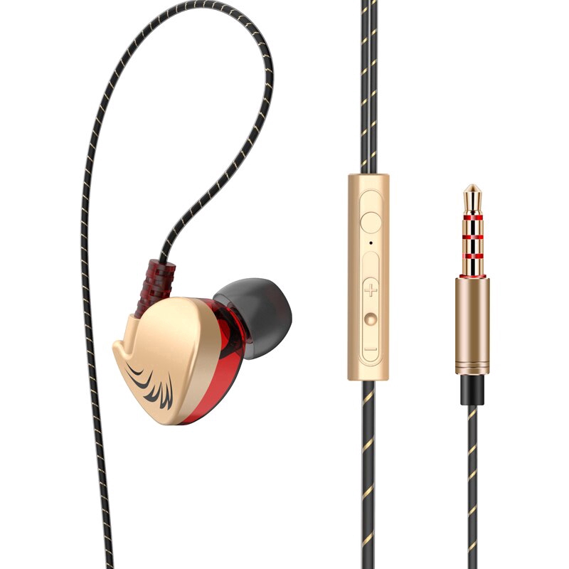 QKZ CK7 Stereo In-ear Earphone Bass Earbud for iPhone Huawei Xiaomi 3.5mm Headphone with Mic