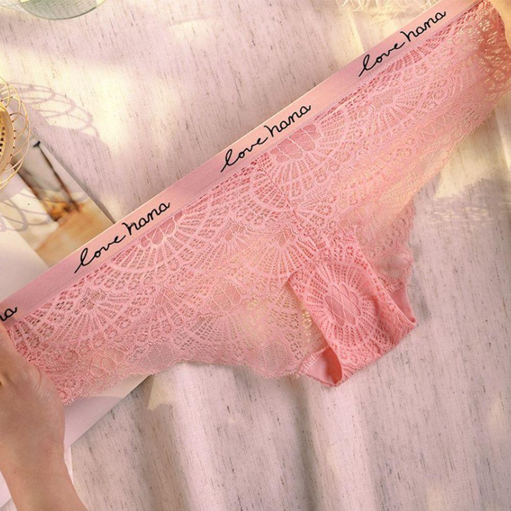 OCEANMAP Quần Lót Cotton Lọt Khe In Chữ Gợi Cảm Cho Nữ
