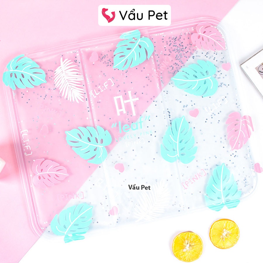 Đệm Gel Trong Suốt Cho Thú Cưng - Đệm Nước Làm Mát Giải Nhiệt Cho Chó Mèo