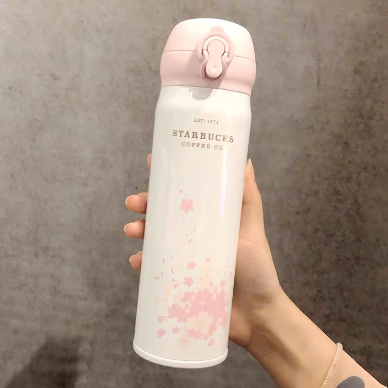 Bình giữ nhiệt STABUCKS x THERMOS SAKURA hoa anh đào dung tích 473ml