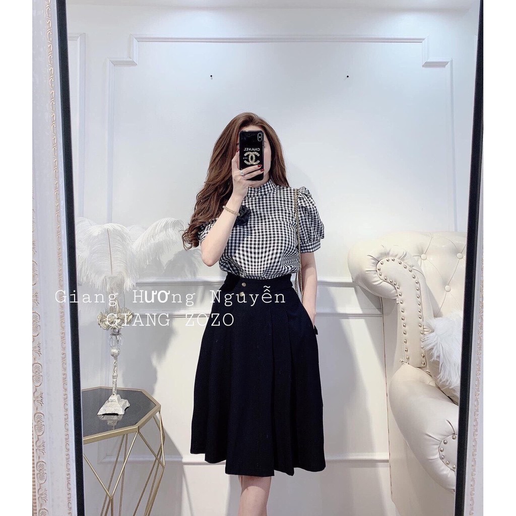 CHÂN VÁY XẾP LY TO DÀI 2 CÚC #242[ HÀNG THIẾT KẾ 100%] | BigBuy360 - bigbuy360.vn
