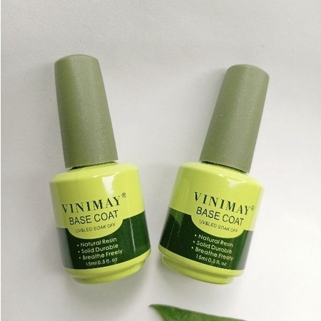 Chai sơn gel lót móng, Base coat Vinimay loại 15ml