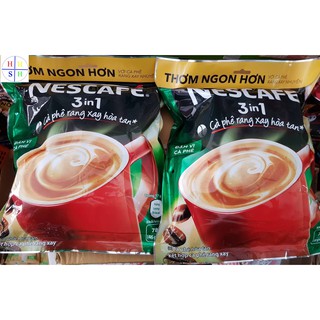 Nescafe 3in1 - Bịch 46 gói cà phê rang xay hòa tan
