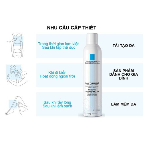 ✅[Hàng Auth_Giá Sỉ] Nước khoáng giúp làm dịu và bảo vệ da La Roche-Posay Thermal Spring Water_300ml