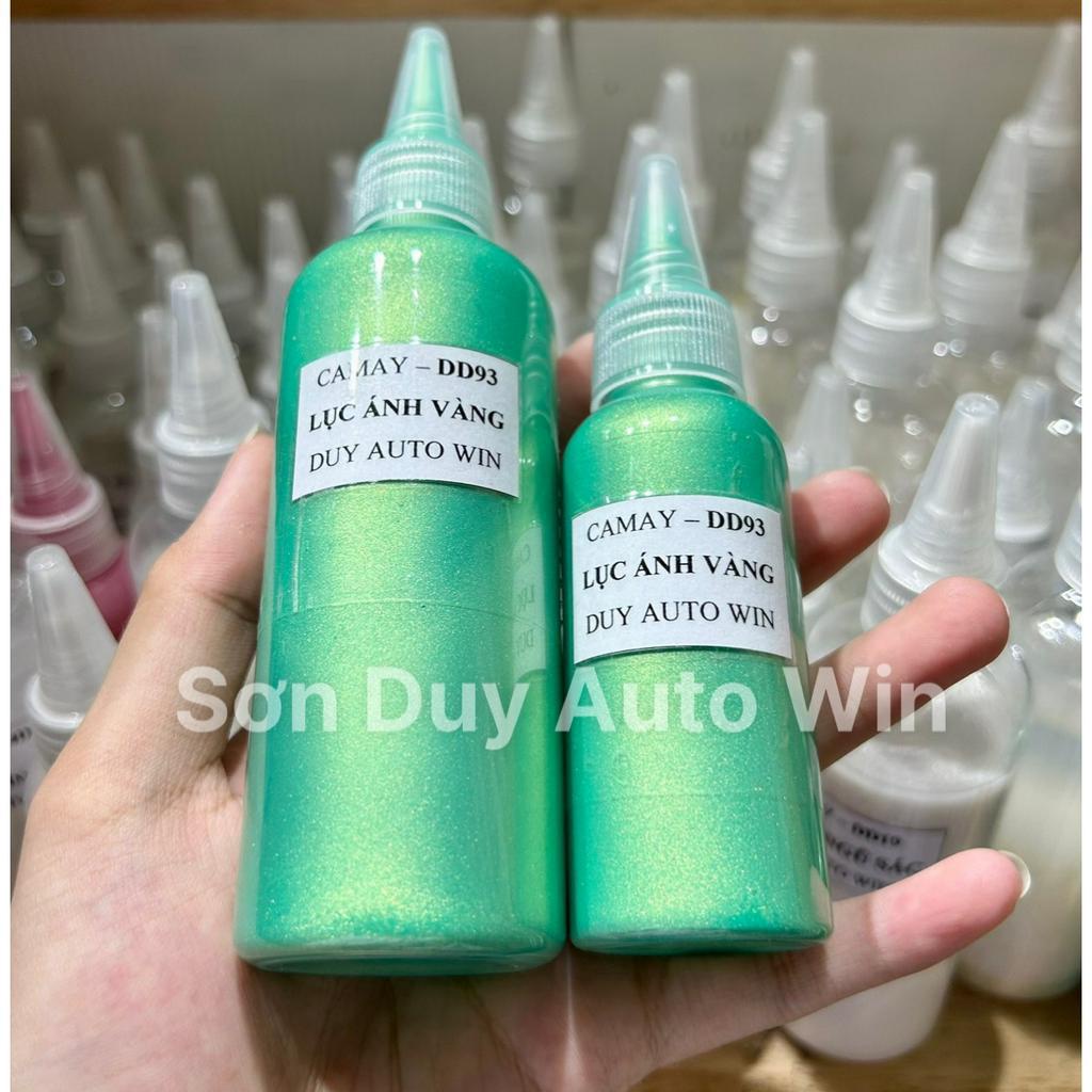 Camay màu lục ánh vàng DD93 - Sơn xe máy đóng chai 50g và 100g