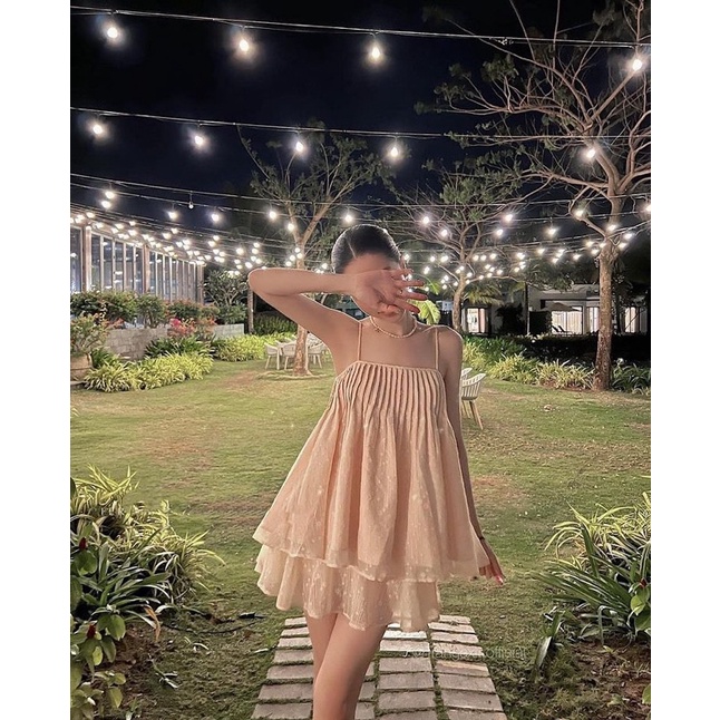 VERA SET - Set hai dây voan tơ bồng mỏng manh nàng thơ