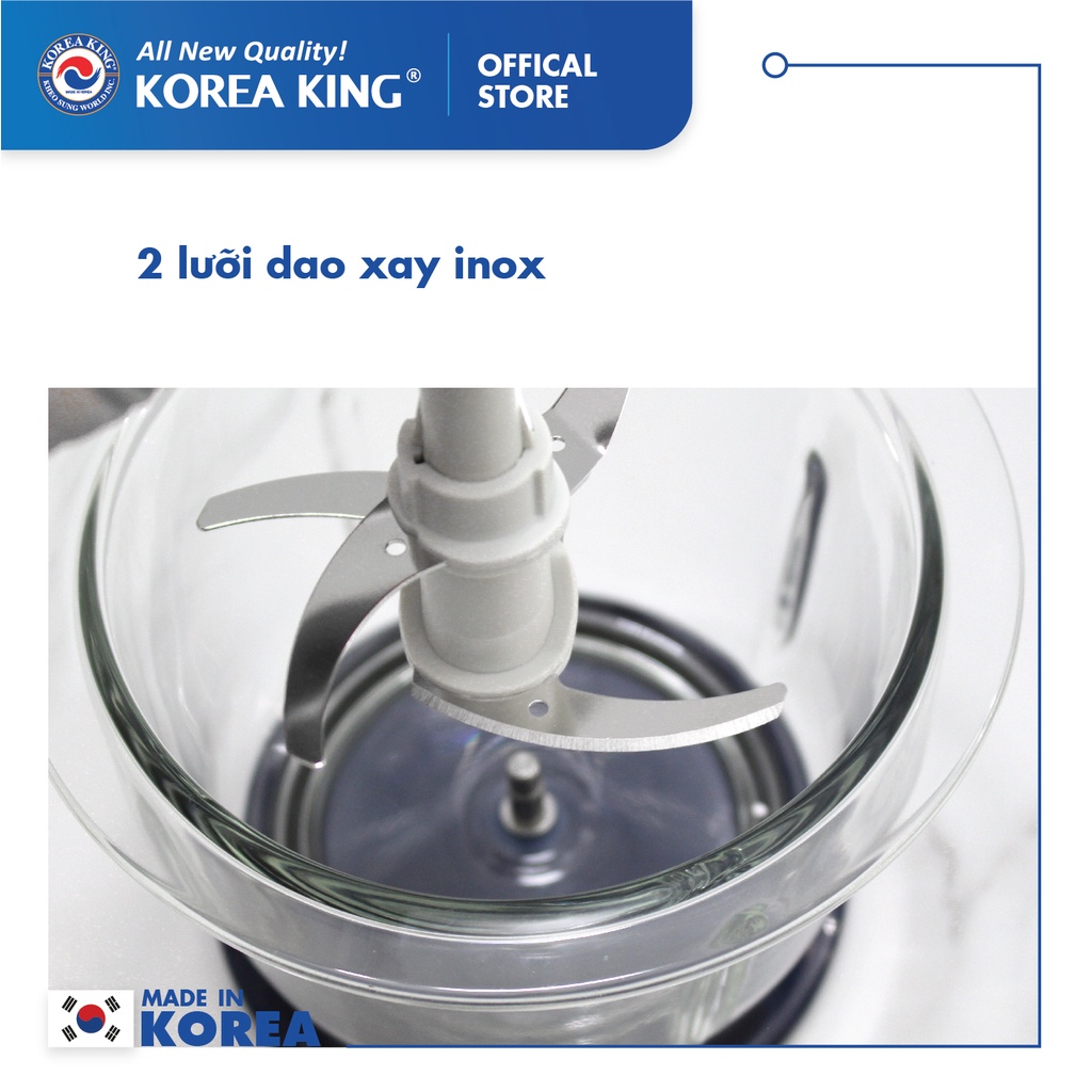 Máy xay thịt Korea King 1.5L PMC-15B/R/G Cao Cấp