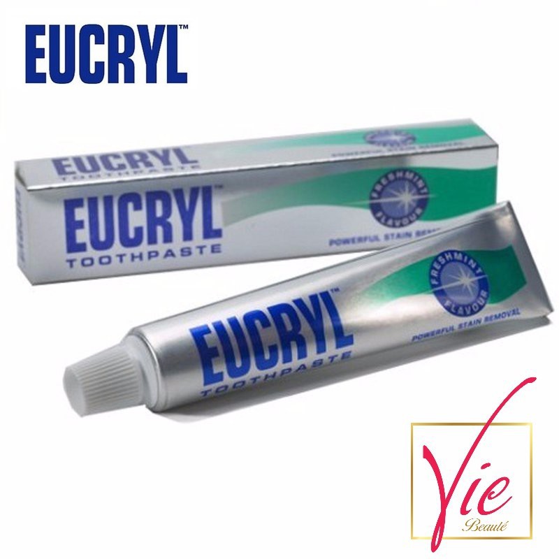 Eucryl Làm Trắng Răng - Kem Đánh Răng Tẩy Trắng Eucryl Toothpaste 62g