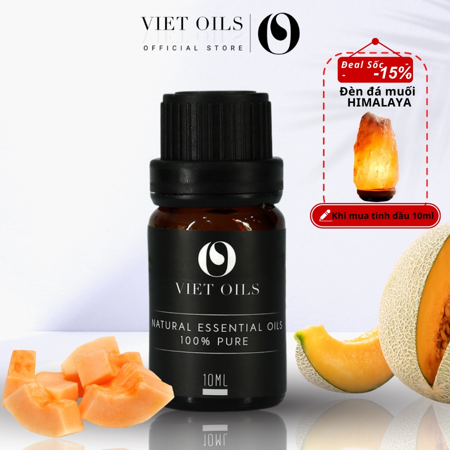Tinh dầu Dưa Vàng Viet Oils dung tích 10ml mùi hương dịu nhẹ, ngọt ngào