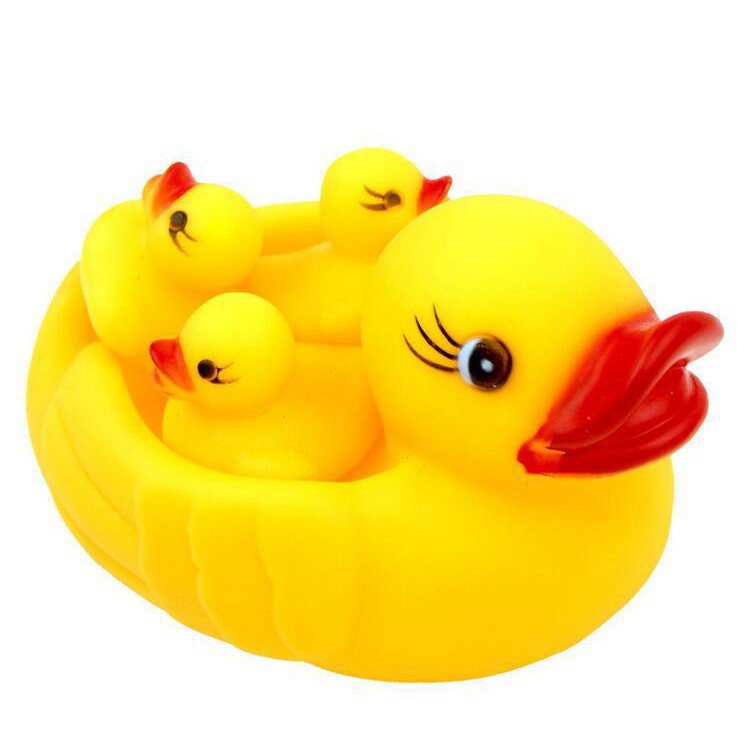 BÁN CHẠY [ SIÊU RẺ ]🐤Vịt Thả Hồ Bơi🐤 Set 4 Vịt Mẹ Và Vịt Con Thả Hồ Bơi Cho Bé HÀNG LOẠI 1