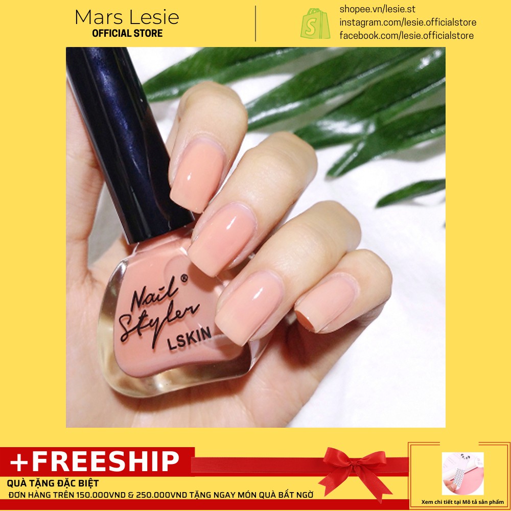 A37 Sơn Móng Tay Nail Styler A37 Màu Nude Sữa - Màu da thạch jelly sweet nude - LESIE STORE