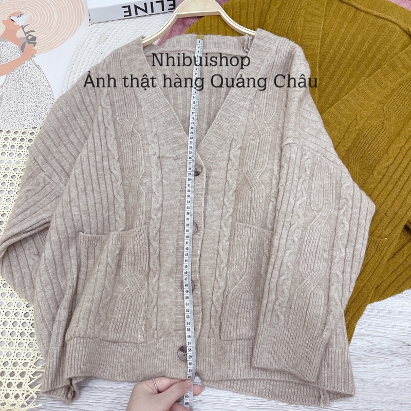 ÁO KHOÁC CADIGAN LEN THỪNG (len mịn) | BigBuy360 - bigbuy360.vn