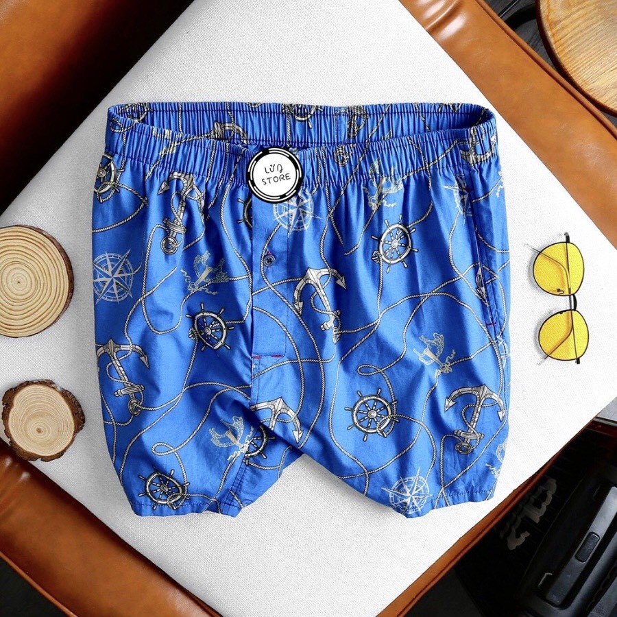 Quần đùi ngủ mặc ở nhà cho nam nhiều màu - Size M giao màu ngẫu nhiên  ( Từ 47 - 59kg ) | BigBuy360 - bigbuy360.vn