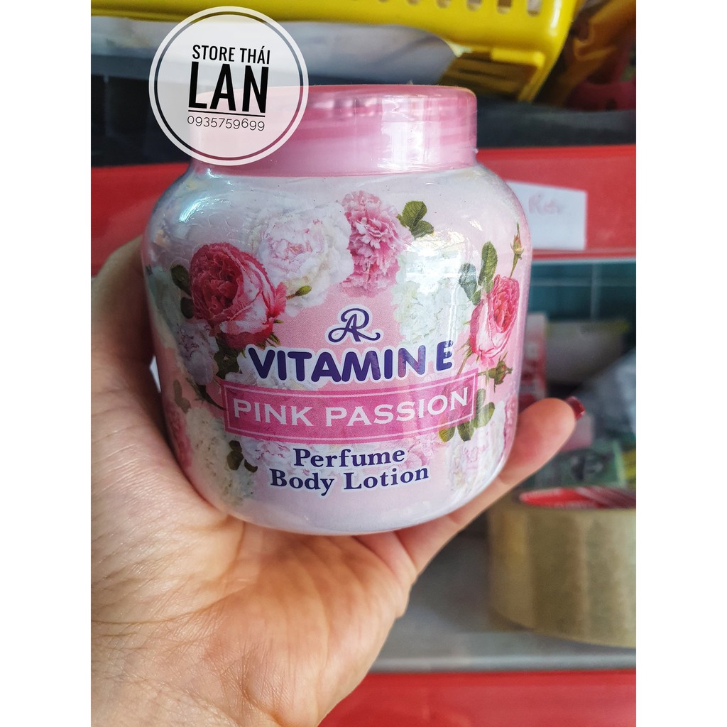[hàng chính hãng]Kem dưỡng thể hương nước hoa AR Vitamin E Perfume Body Lotion Thái Lan