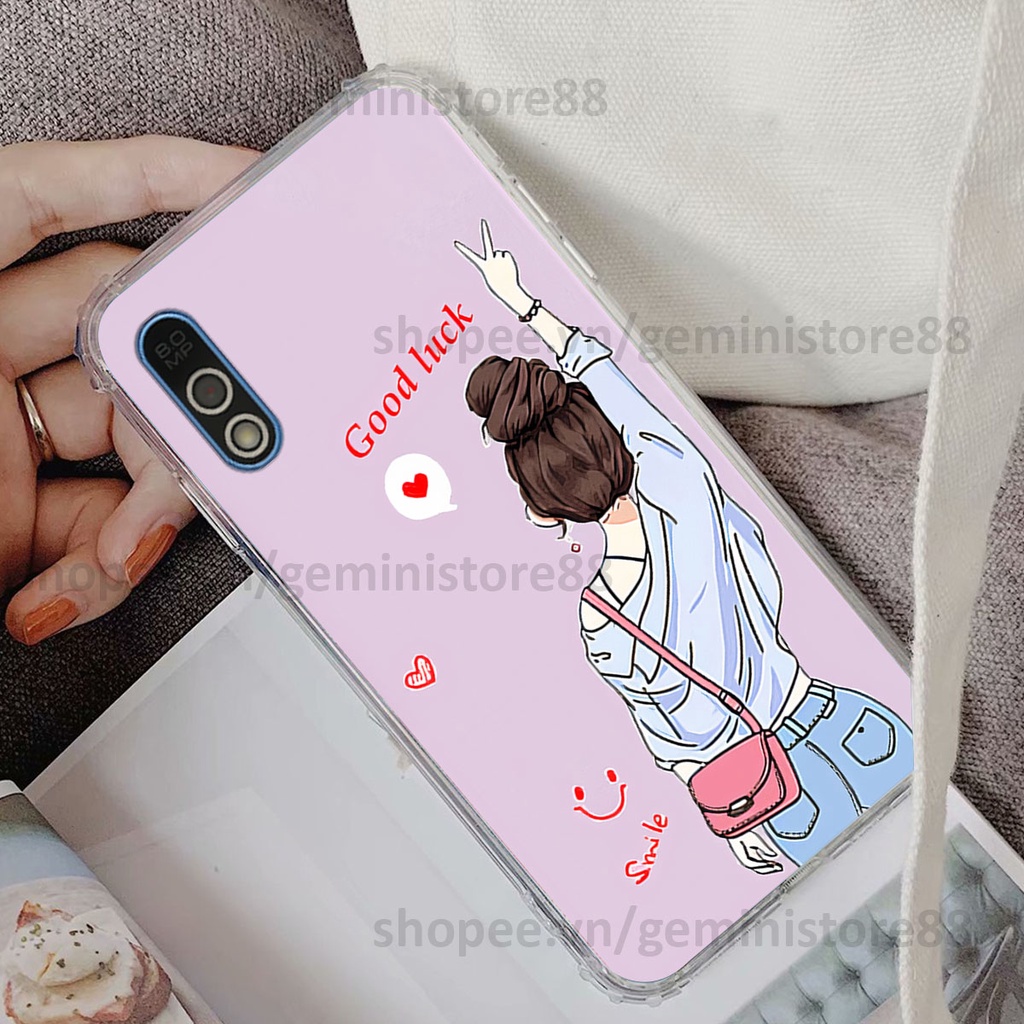 Ốp Vsmart Bee / Bee 3 in hình cô gái be happy trẻ trung cá tính năng động