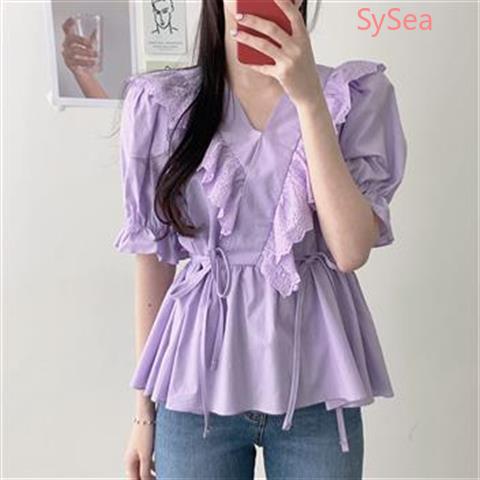 Áo Sơ Mi Ngắn Tay Thiết Kế Đơn Giản Thời Trang Dành Cho Nữ