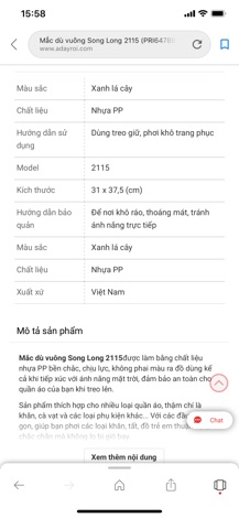 Mắc Dù Vuông - 2115 - SL